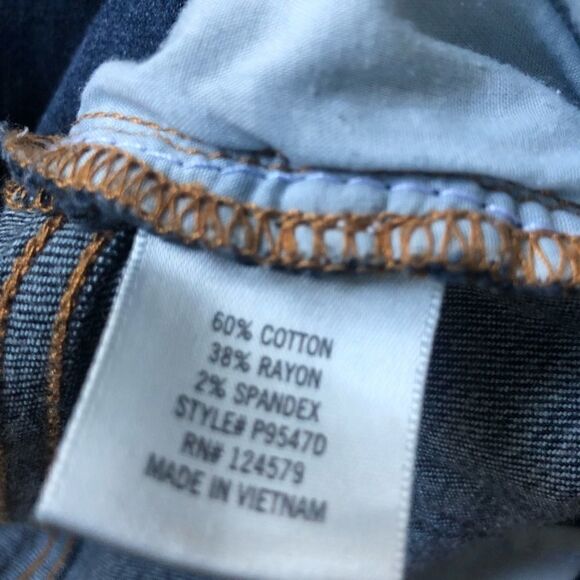 FRANCESCAS JEANS, Ankle, Dark Blue, Distressed 28 - Picture 3 of 4